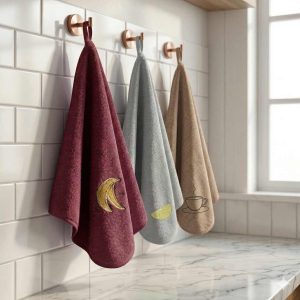 מגבת מטבח עגולה