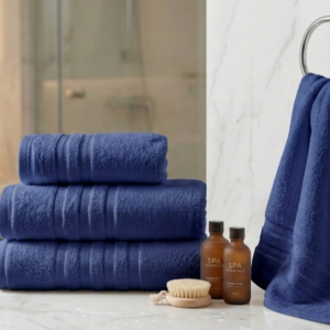 מגבת כותנה סרוקה איכות פרימיום - נייבי