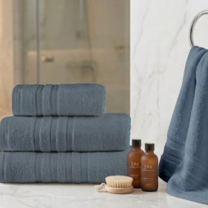 מגבת כותנה סרוקה איכות פרימיום- פטרול כהה