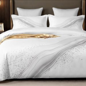 מצעי סאטן 220 חוט | בהדפסה דיגיטלית זוגי 160/200 -דגם107