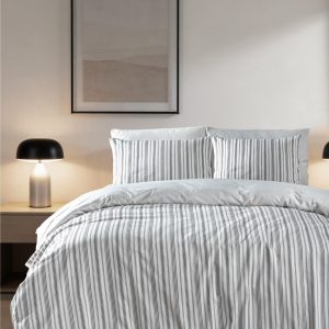 מצעי גברדין Natural Wash יוקרתיים שחור