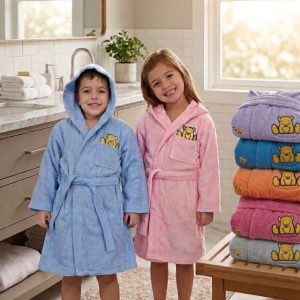 חלוק הרחצה לילדים  פו הדב