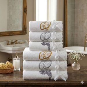 מגבות ברקמה יוקרתית